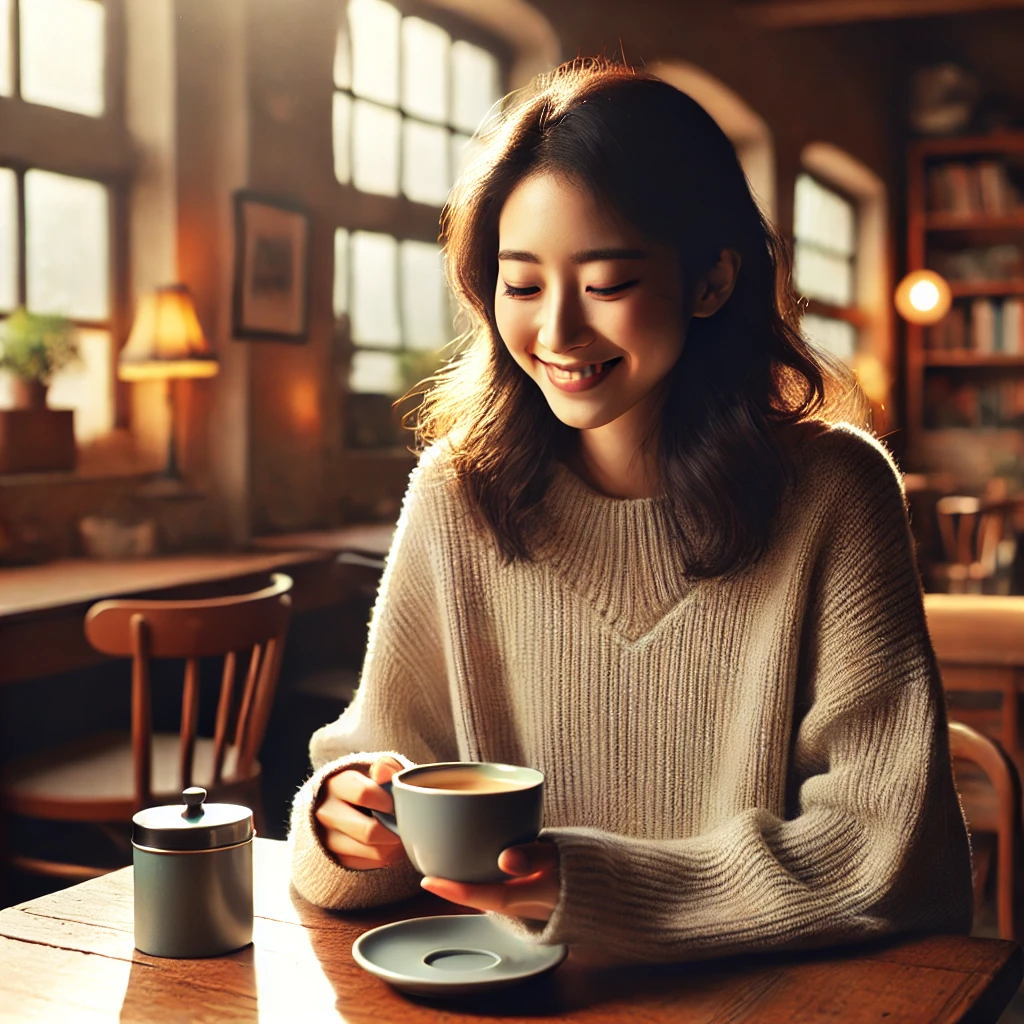 tomando cafézzino